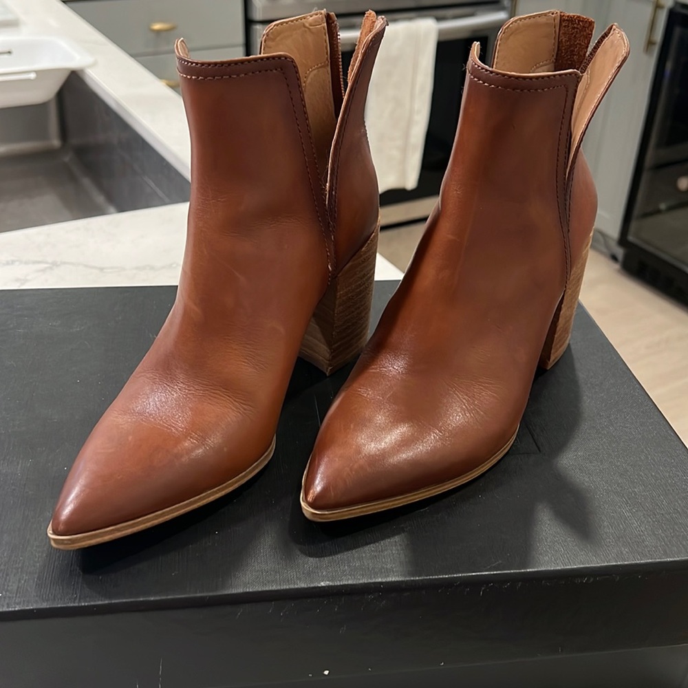 Steve Madden heeled boots brown/tan